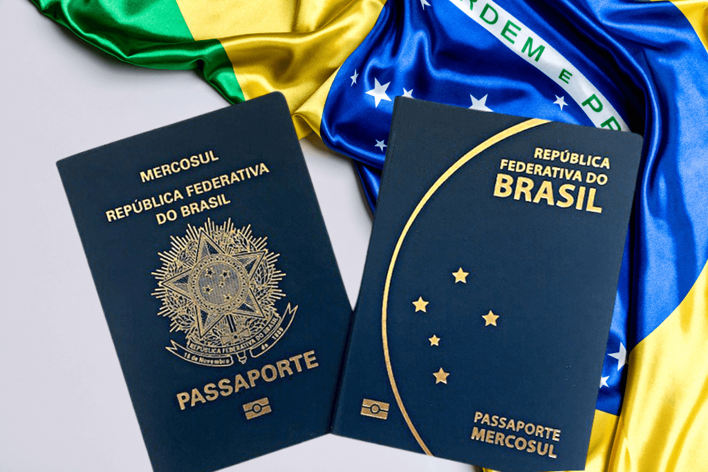 Imagem de um passaporte